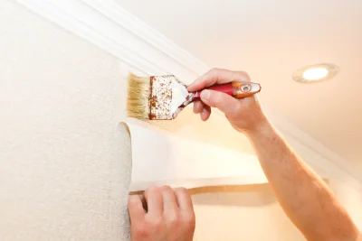 Pose de papier peint à Auvilliers-en-Gâtinais — revêtements muraux et toiles de verre